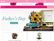 Tablet Screenshot of exclusivelyyoursfloral.com